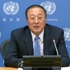 中国常驻联合国代表张军3月2日在纽约联合国总部召开了记者会，向各大媒体常驻联合国的记者通报了安理会本月的工作重点