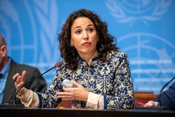 Marta Hurtado, porta-voz do Escritório da ONU para os Direitos Humanos. 