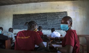 Students return to school in Juba, South Sudan, after more than fourteen months of COVID-19 restrictions.