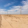 Un parc d'éoliennes à la périphérie de la capitale mauritanienne, Nouakchott. (11 janvier 2019)