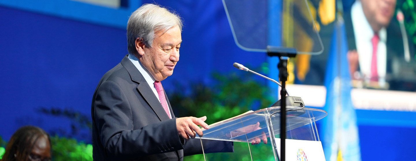 António Guterres falou de desenvolvimento global e Década de Ação na na abertura da Unctad15 em Bridgetown, Barbados.
