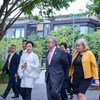 UN Secretary-General António Guterres visits a climate mitigation project in Bangkok Centenary Park, Thailand.