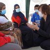 المنسقة الخاصة للأمم المتحدة في لبنان السيدة يوانّا فرونِتسكا خلال زيارة إلى مناطق زحلة والبقاع الغربي شرقي لبنان.   