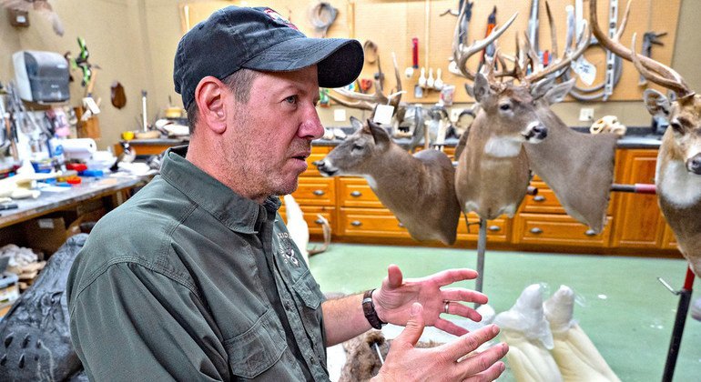 David Meagher has been a taxidermist for 30 years and has worked on wildlife from across the world.