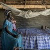 More women in sub-Saharan Africa are using bed nets to protect themselves against malaria. 