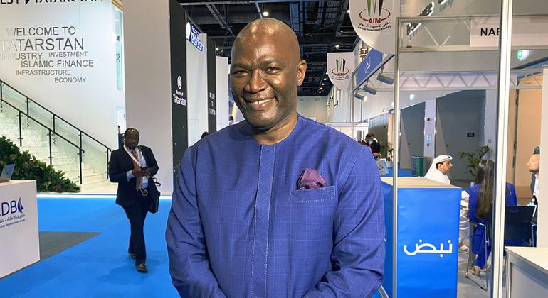 Ibrahima Cheikh Diong, Assistant Secretary-General of the United Nations and Director-General of the African Risk Capacity Cluster, at Entrepreneurship and Investment Forum in Dubai. 