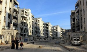 Chemical weapons were allegedly used in Aleppo, Syria, in November 2018. (file)