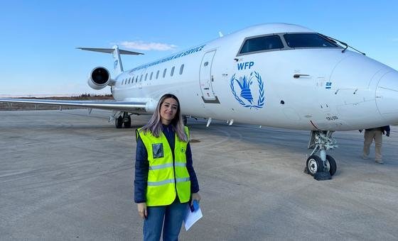 Rasha's job mixes her passion for aviation, picked up from her mother, with her love of humanitarian work.