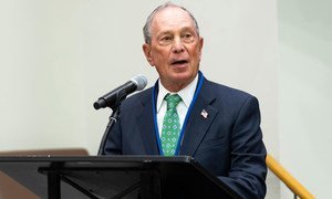 Michael Bloomberg foi nomeado para o cargo, pela primeira vez, em 2014