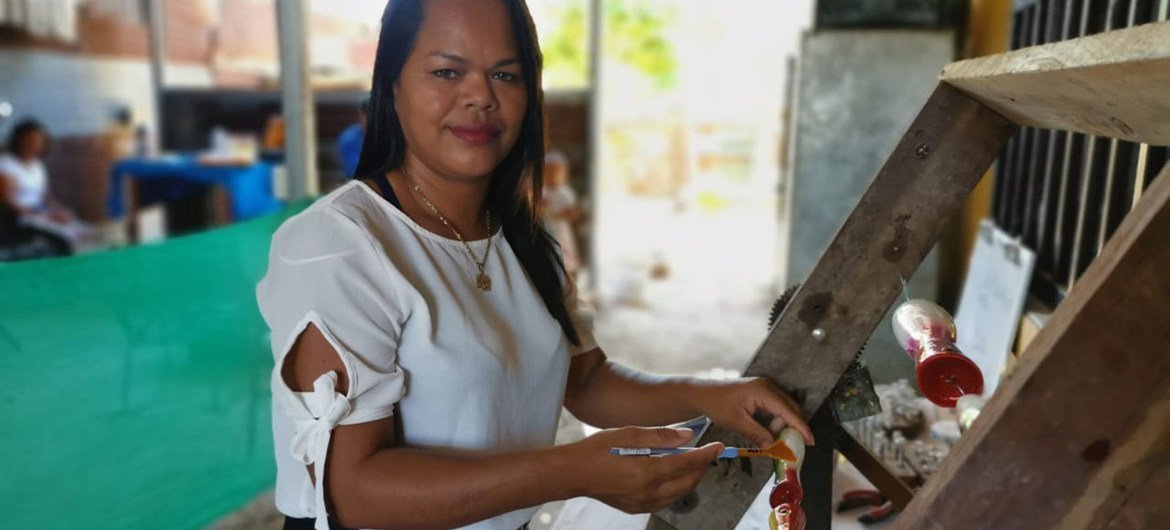 Flor Rivera es la gerente de Coope Brujas del Mar en Costa Rica, y es apoyada por el Programa Conjunto de las Naciones Unidas