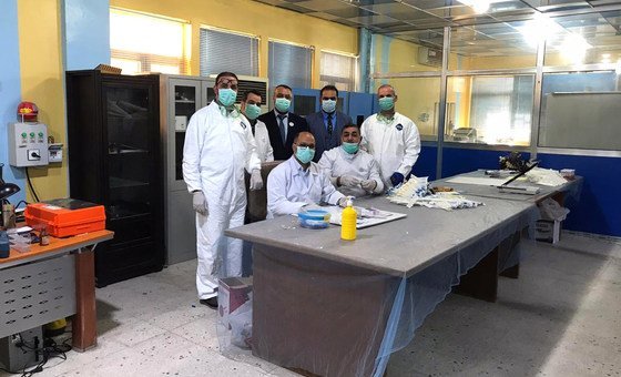 First batch of locally produced VTM in Iraq to support national laboratories maintain COVID-19 testing.