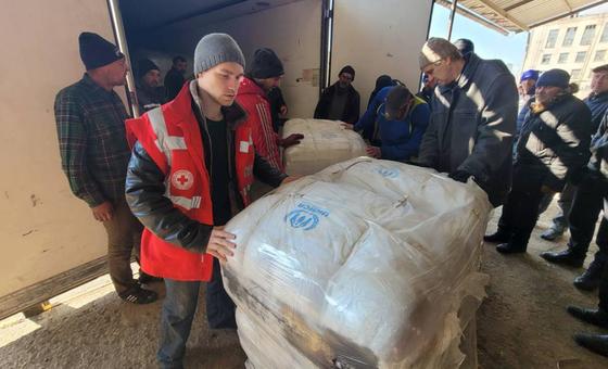 The UN and humanitarian partners are delivering assistance to Sievierodonetsk, Ukraine.