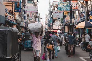 Streets of Colombo, Sri Lanka.
