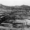 由于1945年8月投在日本城市的原子弹，广岛遭到了广泛的破坏。