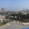ميناء بيروت بعد الانفجار الذي هز العاصمة اللبنانية يوم 4 أغسطس 2020