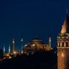 土耳其伊斯坦布尔夜景。