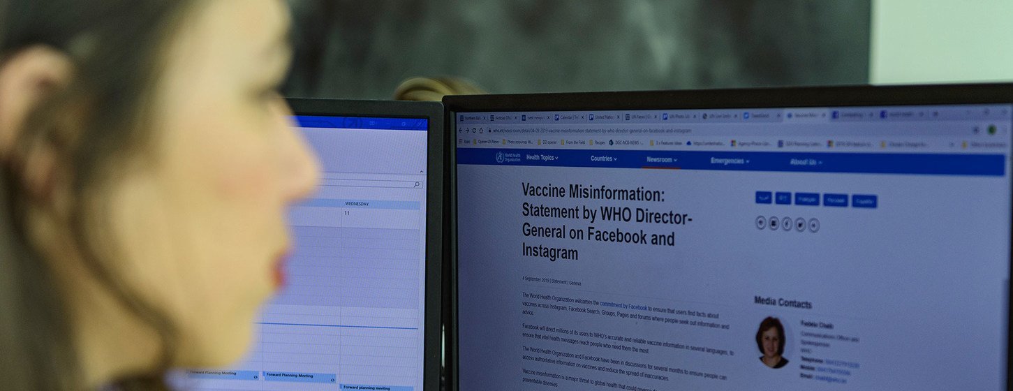 L'ONU travaille avec plusieurs partenaires, notamment les réseaux sociaux pour combattre la désinformation sur le coronavirus