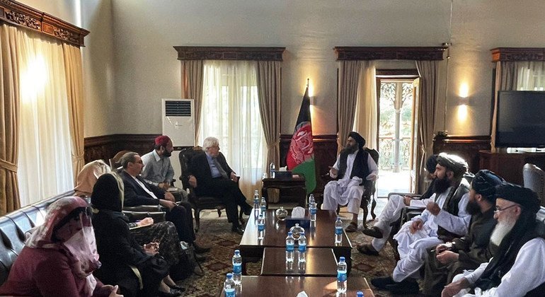 Martin Griffiths, subsecretário-geral da ONU, esteve reunido com a liderança do Talibã no segundo semestre de 2021. 