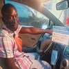 Daniel Jordan, dereva wa Uber huko Ashanti nchini Ghana anahakikisha anajilinda yeye na abiria wake dhidi ya janga la COVID-19