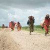Thousands of people in Somalia continue to be displaced by floods and conflict.  