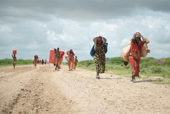 من الأرشيف: الآلاف من السكان في الصومال ينزحون بسبب الفيضانات والصراع.