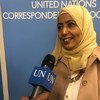 الطبيبة أفراح ثابت الأديمي أخصائية الصحة الإنجابية بمكتب صندوق الأمم المتحدة للسكان في اليمن، خلال حوار مع أخبار الأمم المتحدة في نيويورك.