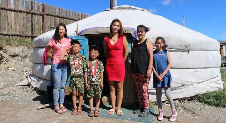 Nyamdulam and her family moved from rural Mongolia to the capital Ulaanbaatar, when they could no longer make a living as herders