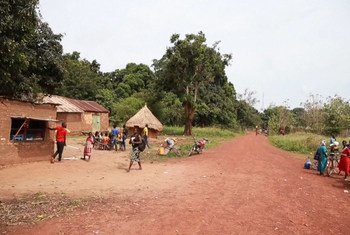 Traders at Sakure weekly border market