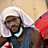 A Senegalese migrant after crossing Darien gap, Panama.