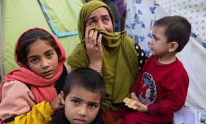 अफ़ग़ानिस्तान में एक दुखी परिवार