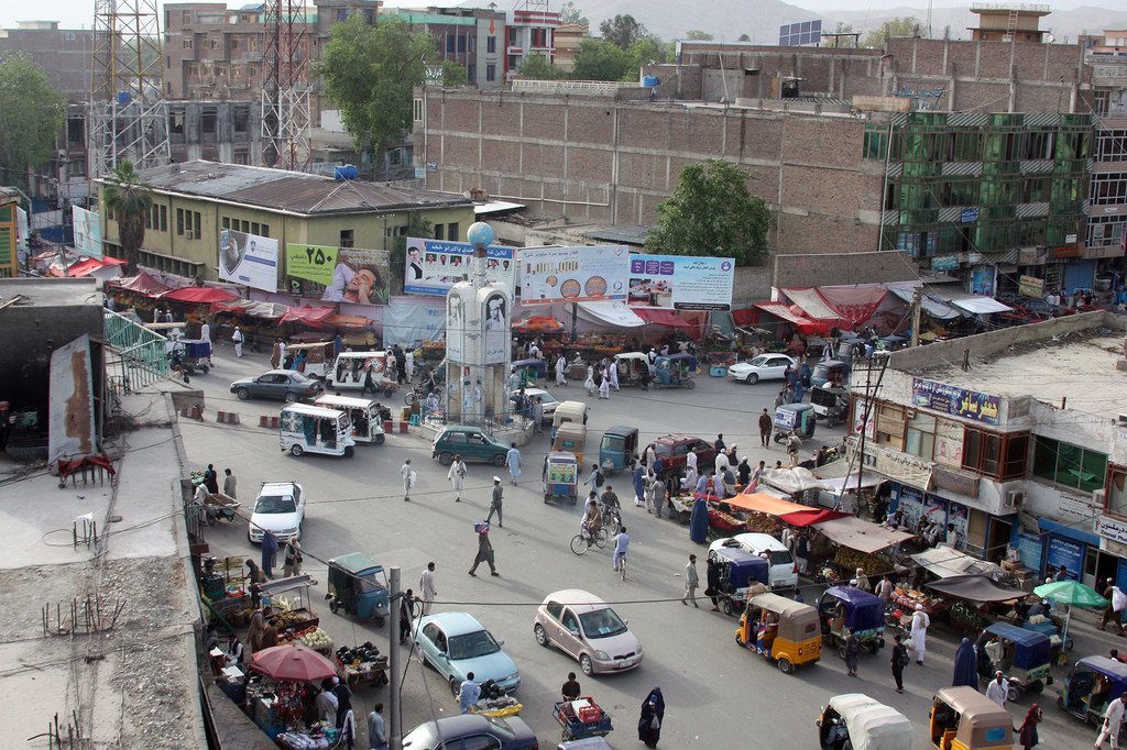 Une vue du centre de Jalalabad, capitale de la province de Nangarhar, dans l'est de l'Afghanistan. (archive)
