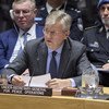 جان بيير لاكروا، وكيل الأمين العام لعمليات حفظ السلام خلال تقديمه إحاطة إلى مجلس الأمن حول الأولويات الإستراتيجية لشرطة الأمم المتحدة في بعثات حفظ السلام. 6 نوفمبر 2019