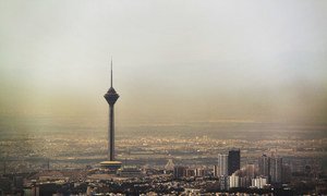 伊朗首都德黑兰标志性建筑默德塔。
