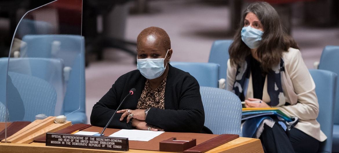 Bintou Keita, l'envoyée de l'ONU en RDC, devant le Conseil de sécurité.