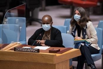 Bintou Keita, l'envoyée de l'ONU en RDC, devant le Conseil de sécurité.