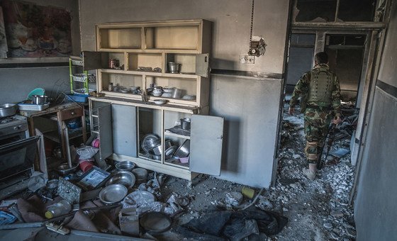 Sinjar in Iraqi Kurdistan was ransacked by ISIL fighters when the terrorist group controlled the city.