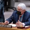 El coordinador humanitario de la ONU, Martin Griffiths, informa al Consejo de Seguridad sobre la situación en Ucrania.