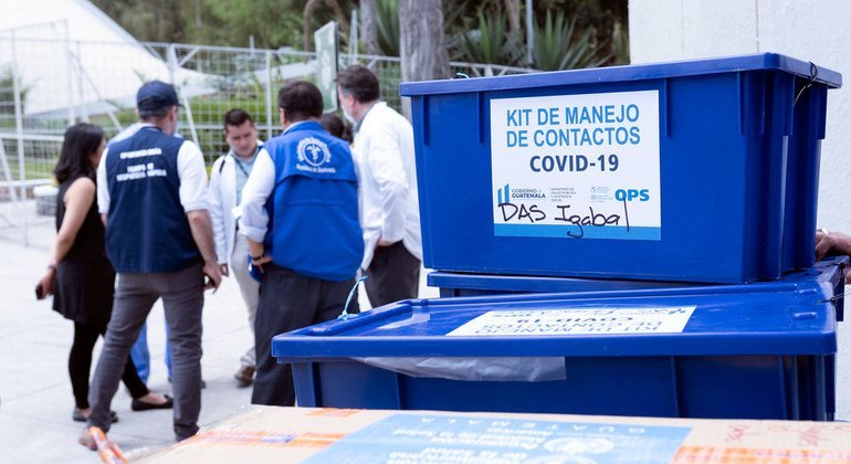泛美卫生组织在危地马拉积极帮助当局做好应对冠状病毒大流行的准备。
