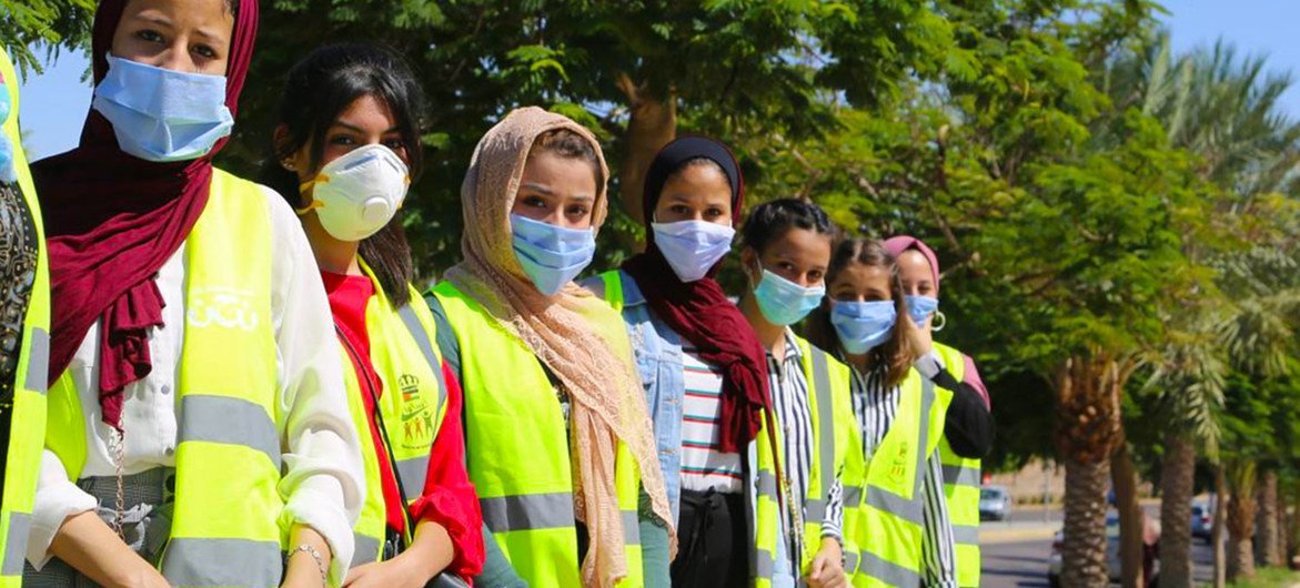 Youth volunteers in Jordan are supporting their communities during the COVID-19 crisis.