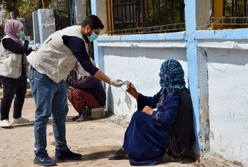 联合国在新冠疫情期间向叙利亚的脆弱百姓提供支持。