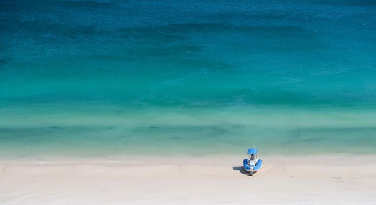 Fraser Island, off the southeastern coast of Queensland, Australia.