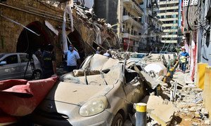 黎巴嫩贝鲁特港的特带爆炸对这个首都城市造成了严重破坏。