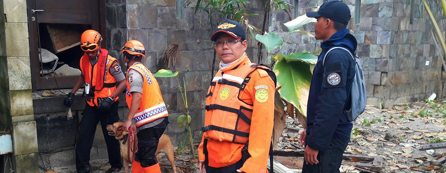 Agus Haryono, International Search and Rescue Advisory Group (INSARAG) member from Basarnas, Indonesia.