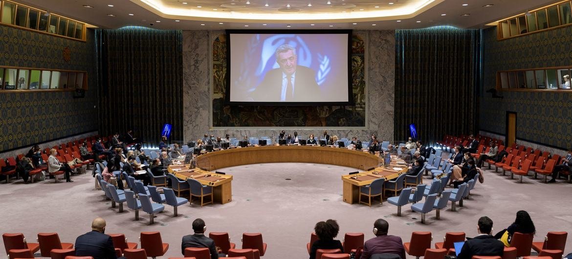 Верховный комиссар ООН по делам беженцев Филиппо Гранди обратился к членам Совета Безопасности ООН.. 