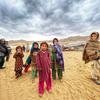 Дети из числа внутренних переселенцев Афганистане.  