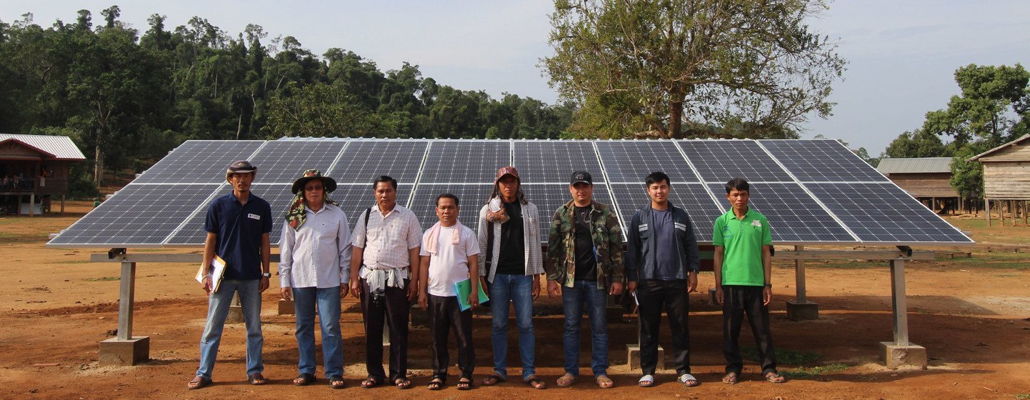 Solar power has improved the livelihoods of local people.