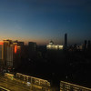 La ville chinoise de Wuhan, la nuit