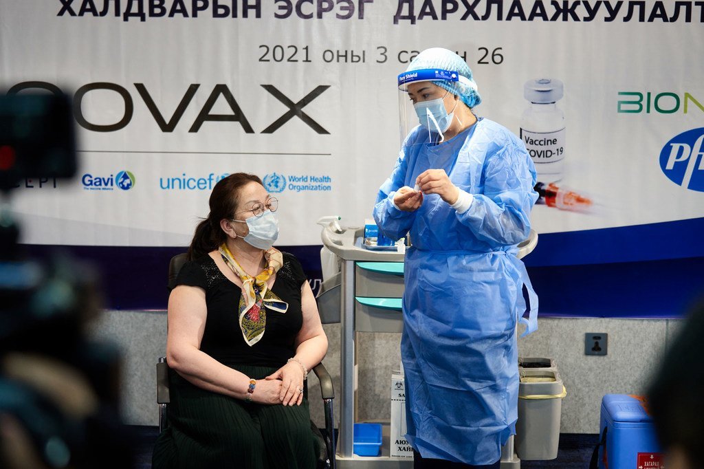 蒙古国首次从新冠疫苗获取机制接收了超过2万5000剂新冠疫苗。