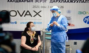 Mongolia initially received over 25,000 doses of the COVID-19 vaccine from the COVAX Facility.