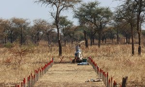 UNMAS has been clearing mines in South Sudan following the conflict there.